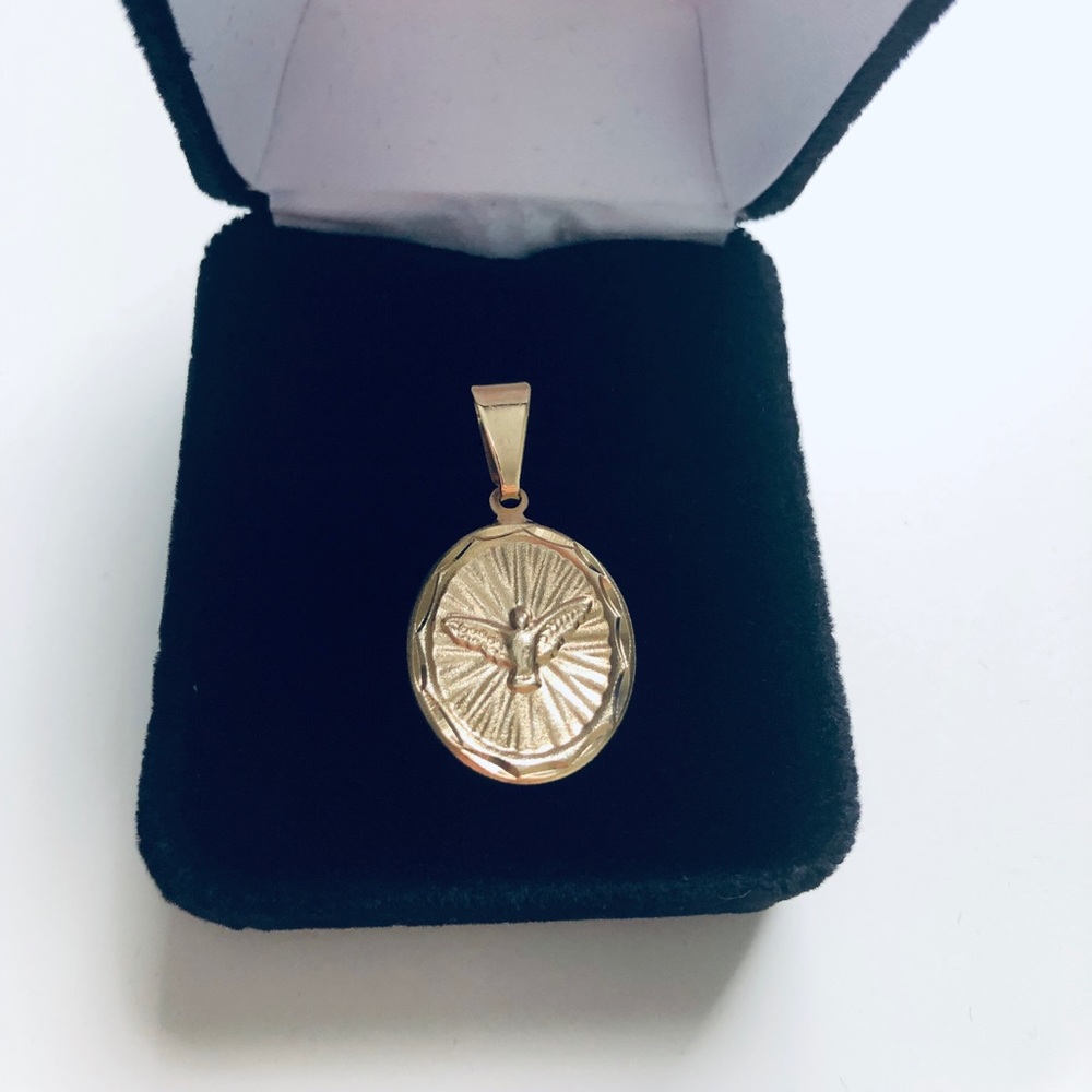 18k Gold Plated Holy Spirit Pendant - FIRM